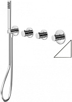 Смеситель Paffoni Modular Box MDE000BO для ванны с душем, белый