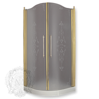 Душевой уголок Migliore Diadema 22681 R90xH195 см, стекло матовое