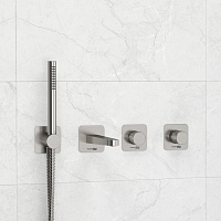 Смеситель WasserKRAFT Tauber A6451.296.298.275.100.276 для ванны с душем, никель