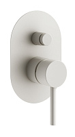 Смеситель Plumberia Selection Ixo XO1001BO на 2 выхода(внешняя часть), белый матовый
