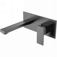 Смеситель Boheme Qubic 475-GM для раковины, оружейная сталь