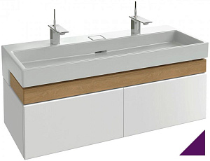 Тумба под раковину Jacob Delafon Terrace EB1188-F26 120 см, сливовый лак