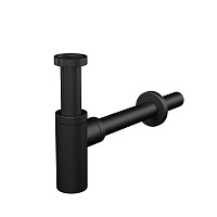 Сифон для раковины AlcaPlast A400BLACK черный матовый