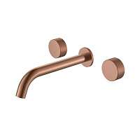 Смеситель Boheme Stick 152-2-CB.2 для раковины, ручка Touch, брашированная медь