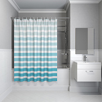 Шторка на ванну IDDIS Base BR01P18i11 голубой