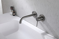 Cмеситель ABBER Wasser Kreis AF8112NG для раковины, никель
