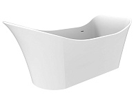 Ванна из искусственного камня Timo Juta JUTA1815 181,5x82,5 Solid surface, белый матовый