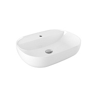 Раковина Azzurra Elegance ELLA060450ZMBI/(ZIP60M bi)*1 60x45 накладная, белый