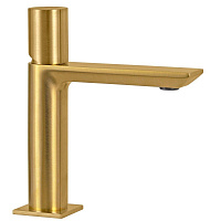 Смеситель Remer Edge EG512BG для раковины, золото брашированное