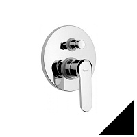 Смеситель Emmevi Nefer 77019NEO для душа, черный матовый