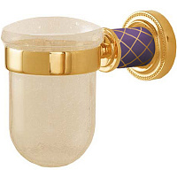 Стакан Boheme Murano 10904-V-G для зубных щеток, золото/фиолетовый