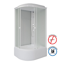 Душевая кабина Niagara Promo P110/80/40R/MT 110x80x215 R стекло матовое/профиль белый