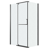 Душевой уголок Grossman Pragma 120.K33.03.1090.21.02 99-101x88-90x195 шиншилла/черный матовый