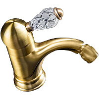 Смеситель Boheme Crystal 306-CRST для биде, бронза