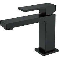 Смеситель Boheme Qubic 471-B для раковины, черный