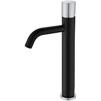 Смеситель Boheme Stick 122-BCR.2 для раковины, ручка Touch, черный/хром