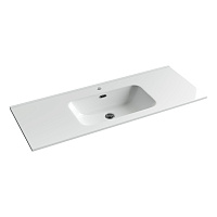Раковина накладная Ceramicanova Element CN7006 121x46.5x18 белый