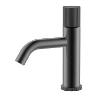Смеситель Boheme Stick 121-GM.3 для раковины, ручка Linea, оружейная сталь