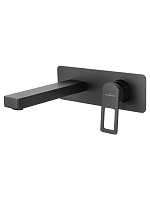 Смеситель Wonzon & Woghand Frame WW-88869010-MB для раковины, встраиваемый, черный матовый