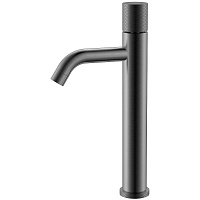 Смеситель Boheme Stick 122-GM.2 для раковины, ручка Touch, оружейная сталь