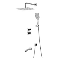 Термостат Lemark Yeti LM7842C для ванны с душем, встраеваемый