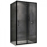 Душевой уголок ABBER Schwarzer Diamant AG30100B5-S100B5 100x100x190 прозрачное/черный