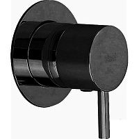 Смеситель Cisal Less New LN00300040 для душа, внешняя часть, черный матовый