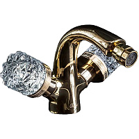 Смеситель Boheme Crystal 296-CRST для биде, золото