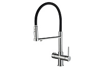 Смеситель Zorg Steel Hammer SH 2003 CR для кухонной мойки, хром
