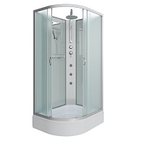 Душевая кабина Niagara Classic NG-33194-14RBKTG 110x90x210 стекло матовое/профиль серебро