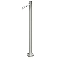 Смеситель QuadroDesign Source 1205AS/1 для раковины, напольный, brushed stainless steel