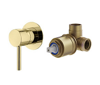 Смеситель Plumberia Selection Ixo KITXO1135OR для душа, золото 24 карат