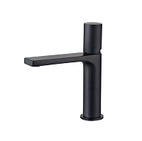 Смеситель AQG Tube 01TUB100NG для раковины, черный матовый