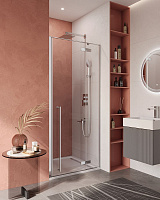 Душевая дверь в нишу Cezares Liner LINER-B-12-100-C-Cr-R 100 прозрачное, хром