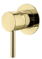 Смеситель Plumberia Selection Ixo XO1111OR на 1 выход(внешняя часть), золото 24 карат