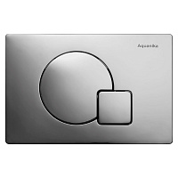 Кнопка смыва Aquanika Basic 01.02.10 хром