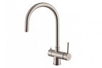 Смеситель Zorg Inox SZR-7020 для кухонной мойки/для фильтра, нержавейка