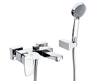 Смеситель WasserKRAFT Aller 1061 для ванны с коротким изливом, хром