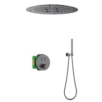 Душевой комплект Timo Saona SX-2370/18SM с термостатом, черное золото