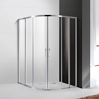 Душевой уголок Cezares Molveno MOLVENO-R-22-90+30-C-Cr-IV 120x120x195 стекло прозрачное/профиль хром