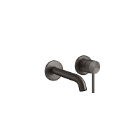 Смеситель Gessi Flessa 54086.707 для раковины, Black Metal Brushed PVD
