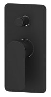 Смеситель Remer Infinity I09KBNO для душа, черный матовый