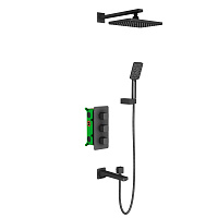 Душевой комплект Timo Petruma SX-5049/03SM черный