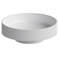 Раковина Armadi Art Sole Corian 801-R-MW рифленая, Matte white