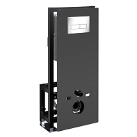 Система инсталляции WasserKRAFT Glan 66TLT.010.ME.BL.CH03 для унитаза, хром