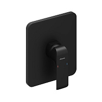 Смеситель Ravak Flat FL 066.20 X070180 без переключателя для душа черный матовый