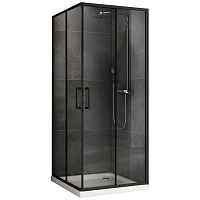 Душевой уголок ABBER Schwarzer Diamant AG02080B5 прозрачное/черный