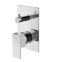 Смеситель Plumberia Selection Tag TG1901CR для душа, на 2-3 выхода(внешняя часть), хром глянцевый