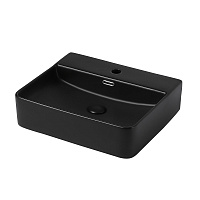 Раковина накладная ABBER Rechteck AC2203MB черный матовый