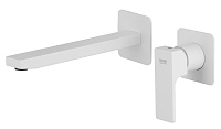 Смеситель Remer Absolute AU15PLBO для раковины, белый матовый